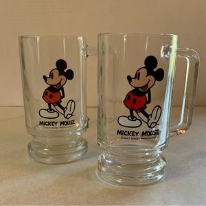 Vintage Disney Mickey Mouse Beer Steins